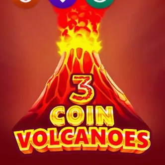 Machine à sous 3 Coin Volcanoes de 3Oaks chez Cashobet